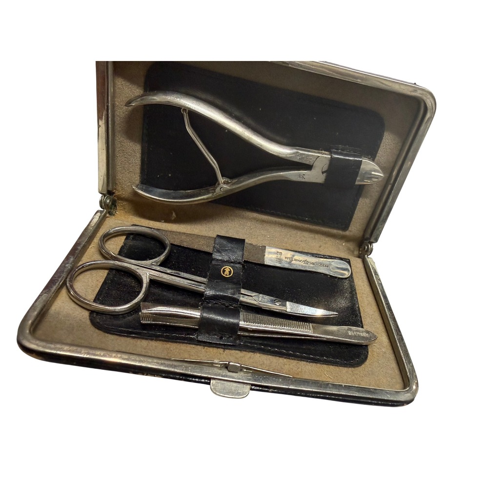 Vintage Pfeilring Solingen Manicure Set West Germany